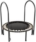 bellicon Fitnesstrampolin 100cm (Beige) mit Seilring-Federung bis 90kg (Medium),