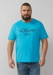 s.Oliver Kurzarmshirt T-Shirt Baumwoll-T-Shirt mit Logo-Print