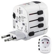 Hama Hama World Travel Pro Netzstecker-Adapter Universal Wei&szlig; Adapter