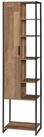en.casa Hochschrank &raquo;Namsskogan&laquo; Badezimmerschrank 165x42,5x30cm Walnussoptik