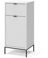 Vicco Midischrank Eliza, Wei&szlig;/Wei&szlig;, 40 x 87 cm mit T&uuml;r und Schublade (1-St)