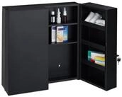 relaxdays Medizinschrank XXL in Anthrazit
