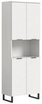xonox.home Highboard, Wei&szlig; Softclose Melamin Modern 70x193x34 cm