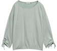TOM TAILOR Denim 3/4-Arm-Shirt (1-tlg) Drapiert/gerafft