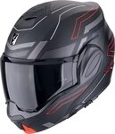 Scorpion Exo Motorradhelm EXO Tech Evo Conquer Helm, integriertes Sonnenvisier