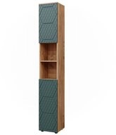 Vicco Hochschrank Irma, Goldkraft Eiche/Gr&uuml;n, 30 x 192 cm (1-St)
