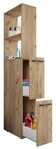 VCM Hochschrank Badschrank Sadilo H. 183 x B. 25 x T. 50 cm