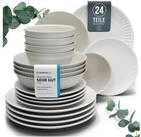 PURE LIVING INTERIOR DESIGN Geschirr-Set Pure Living &raquo;Hygge&laquo; (24-tlg), 6 Personen,