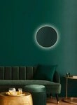 Talos LED-Lichtspiegel, rund, mit indirekter LED Beleuchtung, matt &Oslash; 50 cm
