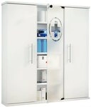 VCM Medizinschrank Santila 92x88x18cm (1-St) Apothekerschrank abschlie&szlig;bar mit...