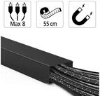 Hama Kabelkanal Metall Kabelkanal 0,55m Kabelleiste Magnetisch (Set, 1x...