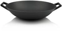 BBQ-Toro Wok Gusseisen Wokpfanne &Oslash; 35,5 cm, bereits eingebrannt, Gusspfanne,...