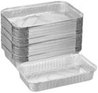 relaxdays Tropfschale Aluschalen Grill 50er Set, f&uuml;r Grill, (50-St., 50er Set)