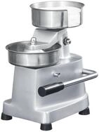 vidaXL K&uuml;chenr&uuml;ckwand Hamburgerpresse mit 500 Trennpapieren Aluminium 13 cm,