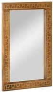 vidaXL Spiegel Badspiegel 50x70x2,5 cm Massivholz und Glas (1-St)