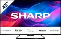 Sharp 4T-C43GRx QLED-Fernseher (108 cm/43 Zoll, 4K Ultra HD, Google TV, Smart-TV) Sharp 4T-C43GRx QLED-Fernseher (108 cm/43 Zoll, 4K Ultra HD, Google TV, Smart-TV)