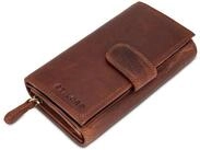 STILORD Geldb&ouml;rse "Elisa" Elegante Geldb&ouml;rse Damen Leder Gro&szlig; viele F&auml;cher & RFID