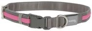Kerbl Leuchthalsband Leuchthalsband Light & Reflex 35 cm - 50 cm grau / neon pink