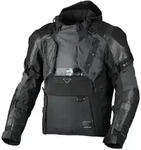 Macna Motorradjacke Tryton NightEye wasserdichte Motorrad Leder-/Textiljacke