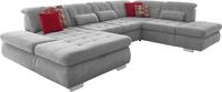 Die PlanBar Wohnlandschaft MP-IN17004 U-Form, Breite 382 cm, weitere Funktionen