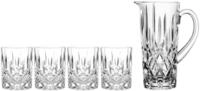 Nachtmann Gl&auml;ser-Set Noblesse Becher- und Krug-Set 5er Set, 5-tlg., Kristallglas