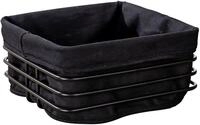 WENKO Brotkorb Modell Premium Square, Metall, (Set, 2-tlg), robustem...
