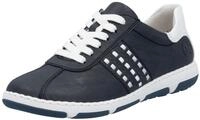 Rieker Sneaker, Halbschuh, Freizeitschuh, Schn&uuml;rschuh mit gepolstertem Schaftrand