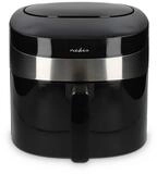 Nedis Hei&szlig;luftfritteuse KAAF180BKW, 1800 W, Smart-Hei&szlig;luftfritteuse, App-Steuerung,
