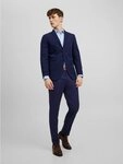 Jack & Jones Anzug JPRFRANCO Extra schmal, pflegeleicht, stilvoll mit fallendem
