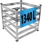 Bituxx Schnellkomposter Komposter 120x120cm, BxTxH: 120x120x93 cm, 1339.2 l,