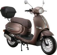 Alpha Motors Motorroller Cappucino, 125 ccm, 85 km/h, Euro 5+, (Spar-Set, mit