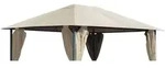 Quick Star Pavillon-Ersatzdach Nizza, 250 g/m2, 297 x 397 cm (Beige, 3 x 4 m), Mit