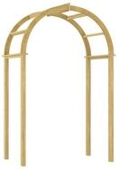 vidaXL Pergola Rosenbogen 141x97x243 cm Massivholz Kiefer Impr&auml;gniert, BxTxH: