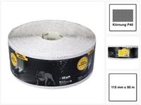 Mirka Schleifscheibe BASECUT Schleifpapier 115 mm x 50 m P40 Schleifrolle