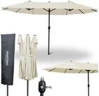 deluxe4home Sonnenschirm XXL Doppelsonnenschirm I Terrassenschirm Extra Gro&szlig;,...