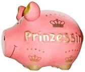 Wurm Spardose KCG Spardose Kleinschwein Prinzessin, Keramik, 12,5x9x9 cm