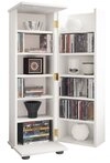 VCM Standregal CD DVD Regal Engalo H. 93 x B. 31 x T. 31 cm