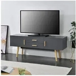en.casa TV-Board, Alavus TV Lowboard 140x40x56cm, 2 T&uuml;ren, 2 Schubladen,...
