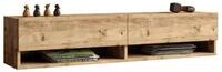en.casa TV-Schrank &raquo;Laitila&laquo; TV H&auml;ngeboard 140x31,5x29,5cm Eiche rustikal...