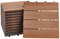HOME DELUXE Terrassendielen WPC Klickfliesen BAVARO - Farb- und Fl&auml;chenauswahl