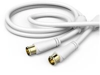 Hama SAT-Anschlusskabel, 1,5 m, vergoldet, 100 dB, Quick-F-Stecker, koaxial...
