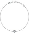 CHRIST Armband CHRIST Damen-Armband 375er Wei&szlig;gold 13 Diamant