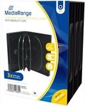 Mediarange DVD-H&uuml;lle 3 Mediarange DVD H&uuml;llen 10er Box 33 mm f&uuml;r je 10 BD /...