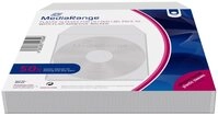 Mediarange CD-H&uuml;lle 50 Plastiktaschen 2 Klebestreifen f&uuml;r je 1 BD / CD / DVD