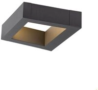 SLV Au&szlig;en-Wandleuchte LED Wandaufbauleuchte Bookat in Anthrazit 15W 990lm IP65, LED