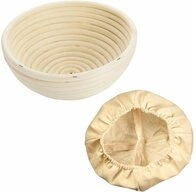WESTMARK Brotbackform G&auml;rk&ouml;bchen-Set, 2tlg., G&auml;rk&ouml;rbchen rund + Bezug,