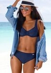 LASCANA B&uuml;gel-Bikini Annelie mit seitlich geraffter Bikinihose