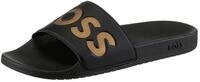 BOSS Aryeh Slid Badepantolette, Poolslides, Schlappen, Strandschuh, Sommerschuh mit
