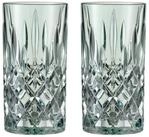 Nachtmann Cocktailglas Nachtmann Noblesse Longdrinkglas Mint 2er Set,...