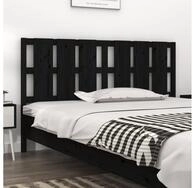 vidaXL Bett, Kopfteil Schwarz 165,5x4x100 cm Massivholz Kiefer